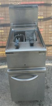 Μεταχειρισμένη Φριτέζα Αερίου Επιδαπέδια Μονή 14Lt 40x70x87Cm DEXION 